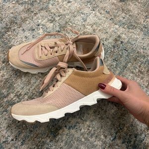 SOREL Pink/Nude Tennis Shoes